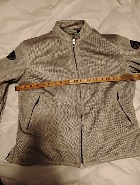Joe Rocket Women's Medium Ballistic Motorcycle Jacket, Silver Mesh